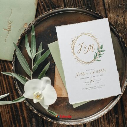 Invitații de nuntă rustice