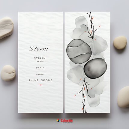 Invitații de nuntă minimaliste