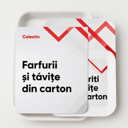 Farfurii și tăvițe din carton