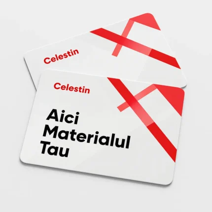 Carduri/ vouchere - plastic