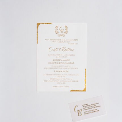 Invitație de nuntă personalizată