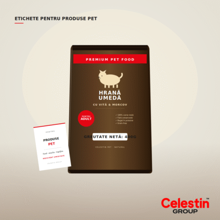 Etichete pentru produse pet