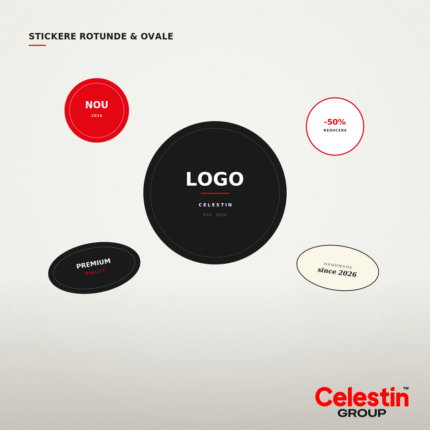 Stickere rotunde & ovale