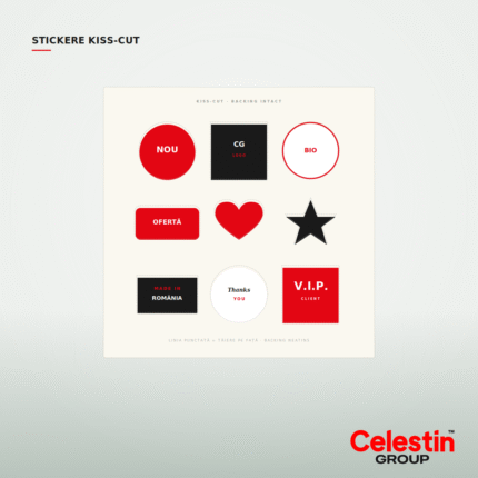Stickere kiss-cut